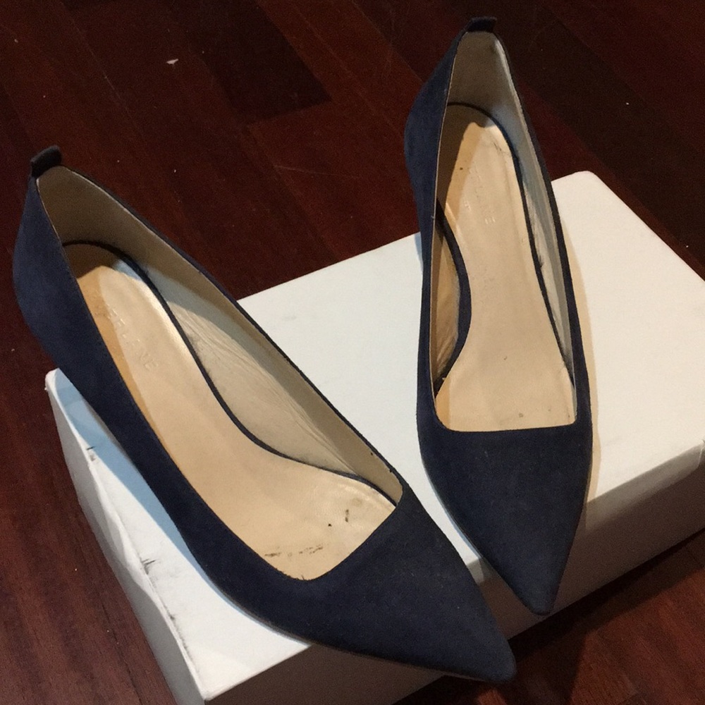 Editor Heel by Everlane in Navy Blue